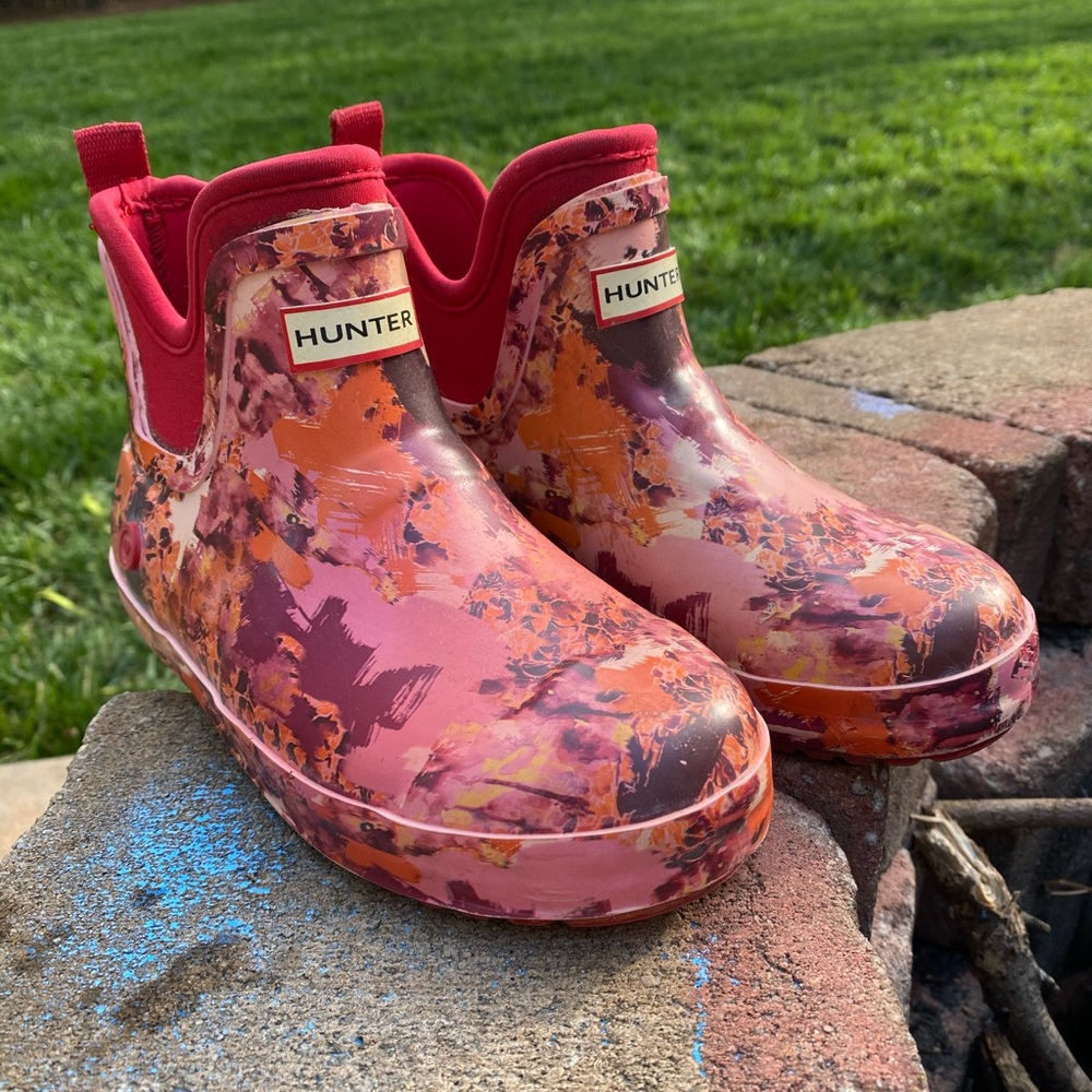 Girls size 12 hunter boots
